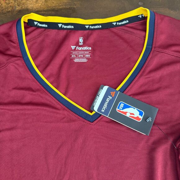 Cleveland Cavaliers Cavs Fanatics 2XL women fastbreak road jersey sportswear fun - Picture 6 of 8